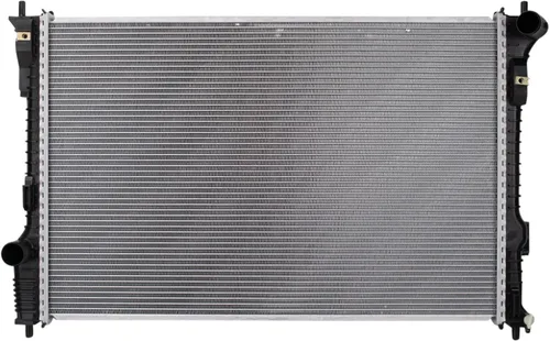 Miniatura 103 de TRQ Radiador de 1 fila de núcleo de aluminio de 26.5 pulgadas de ancho de núcleo compatible con Chevrolet Captiva Sport 2012-2015 Saturn Vue