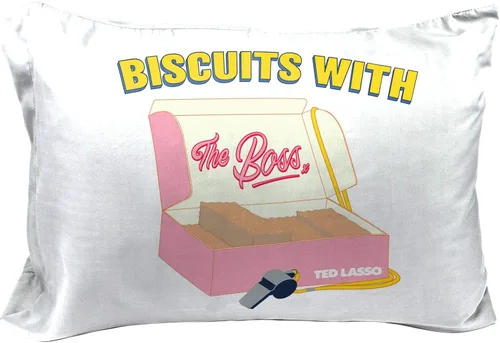 Miniatura 2 de Ted Lasso Biscuits - 1 funda de almohada reversible individual, ropa de cama súper suave de doble cara (producto oficial de Ted Lasso)