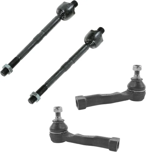 Miniatura 132 de TRQ Juego de barras de acoplamiento delanteras interiores y exteriores de 4 piezas compatible con Jeep Cherokee 1991-2001 y Comanche 91-92