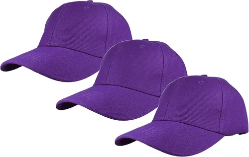Miniatura 72 de Gelante - Gorra lisa de béisbol ajustable con correa trasera (3 unidades)