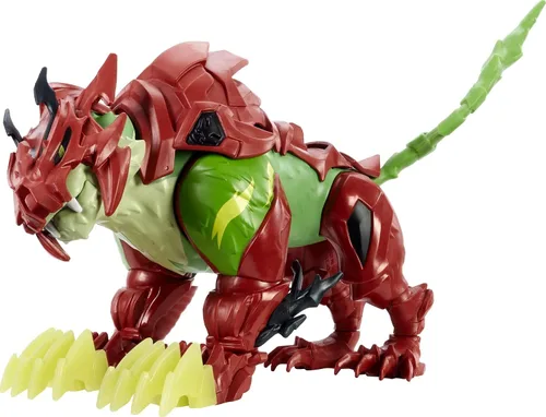 Miniatura 3 de Masters of the Universe Figura de acción de gato de batalla con movimiento de ataque de poder y silla de montar, personaje de juguete coleccionable