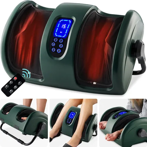 Miniatura 8 de Best Choice Products Masajeador de pies Shiatsu calentado para aliviar el dolor, fascitis plantar, neuropatía, circulación sanguínea con diseño