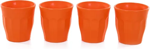 Miniatura 11 de Mintra Home Vasos y vasos irrompibles (colección negra) (paquete de 32 surtidos, 7 onzas), 3.125 pulgadas de alto x 2.875 pulgadas de ancho
