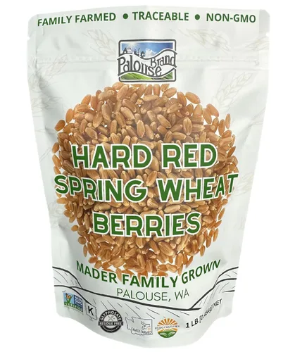 Miniatura 9 de Palouse Brand - Bolsa de trigo rojo primaveral Proyecto verificado sin OGM 100% no irradiado Certificado Kosher Parve Cultivado en EE.UU.