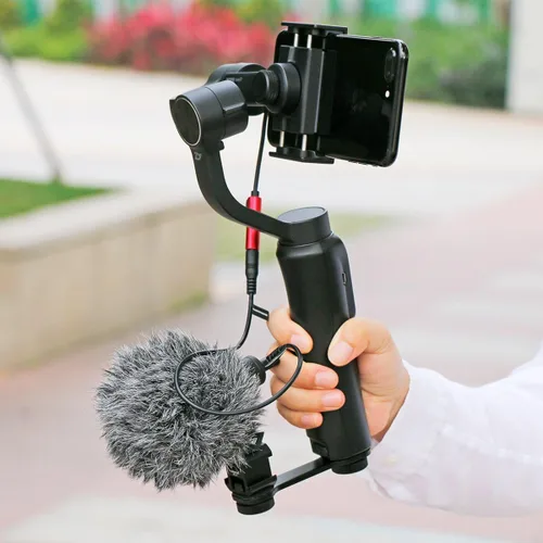 Miniatura 9 de ULANZI PT-3 Placas de montaje de zapata fría triple para micrófono de montaje de luz de video LED para trípode de micrófono Compatible con DJI OSMO