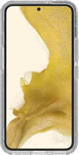 Miniatura 3 de OtterBox Funda para Galaxy S22 Symmetry Series - STARDUST (brillante/transparente), ultra suave, compatible con carga inalámbrica, bordes elevados
