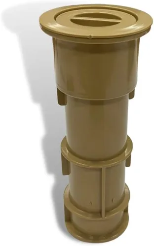 DPM - Soporte para sombrilla de piscina profesional de alta calidad con funda para sombrilla y tapa central, fabricado en Estados Unidos, compatible