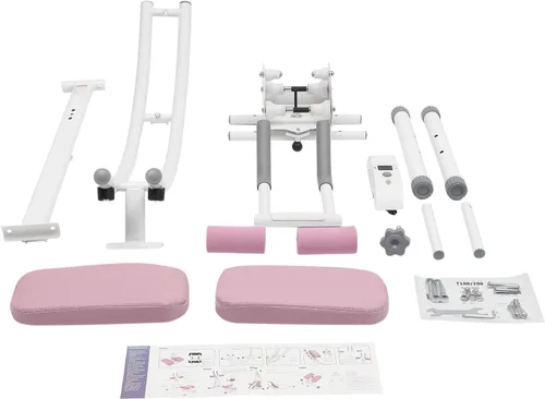 Miniatura 7 de Ab Machine Abs Equipo de entrenamiento para gimnasio en casa, máquina de ejercicios abdominales de núcleo plegable, equipo deportivo y de Rosa-B