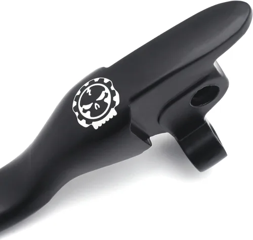 Miniatura 3 de HongK - Palanca de mano de embrague de freno de calavera negra para motocicleta compatible con H-D 08-13 Touring Trike 14-posterior FLHR