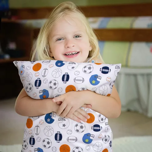 Miniatura 35 de UOMNY - Juego de 2 fundas de almohada para niños, 100 % algodón, funda de almohada, para almohadas de 5.1 x 7.1 pulgadas Búho
