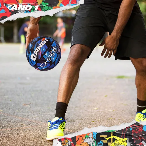 Miniatura 3 de AND1 Chaos Basketball: Official Regulation (29.5 inches) Rubber - Deep Channel Construction Streetball, Made for Indoor Outdoor Basketball