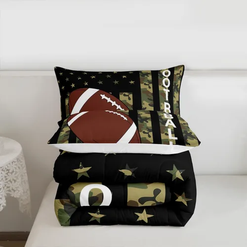 Miniatura 114 de Feelyou Juego de edredón de baloncesto para niñas y niños, juego de ropa de cama con juegos de pelota, decoración de habitación, regalo para amantes