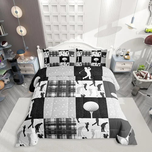Miniatura 46 de Castle Fairy Juego de edredón de vaquero occidental, tamaño matrimonial, juego de ropa de cama de estilo bohemio con estampado de leopardo, rayo