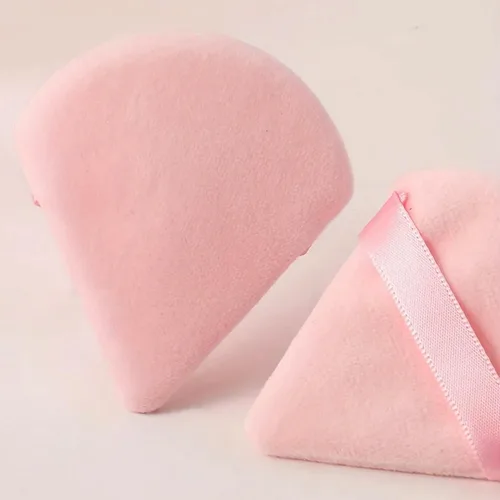 Miniatura 7 de 12DP12LP - 24 piezas de soplo de polvo, de algodón triangular, lavable para la cara, para polvo suelto, cuerpo, base cosmética, esponja