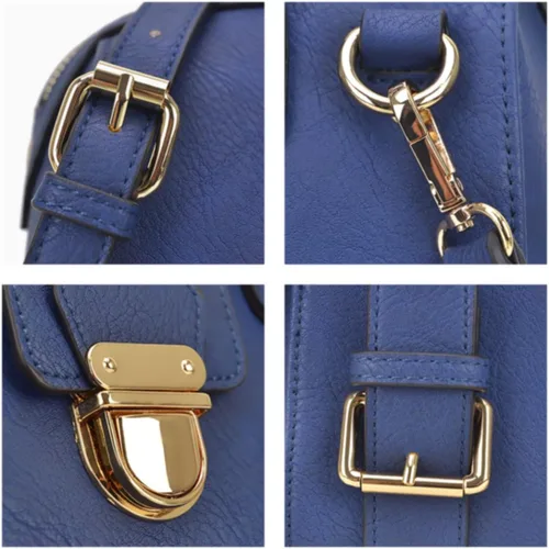 Miniatura 4 de Dasein - Bolso de mano para mujer, diseño de barril, cuero vegano, bolso de hombro, con asa superior, a la moda, bolso de trabajo