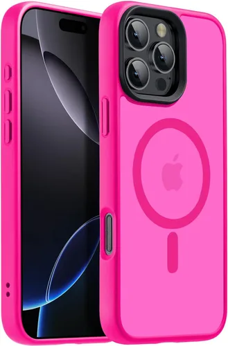 Miniatura 23 de Funda para iPhone 17 Pro Max con protector de lente de cámara [protección de grado militar de 10 pies] compatible con MagSafe a prueba de golpes