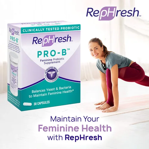 Miniatura 6 de RepHresh Suplemento probiótico Pro-B para mujeres, 30 cápsulas orales