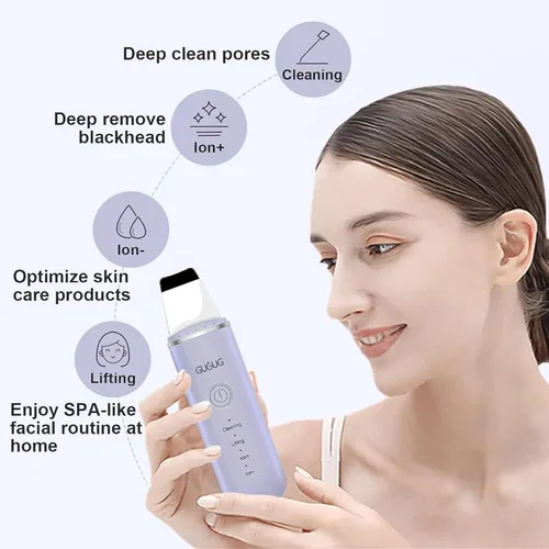 Miniatura 2 de GUGUG - Espátula para la piel, espátula facial, limpiador de poros, herramientas removedoras de puntos negros para limpieza profunda facial - 4