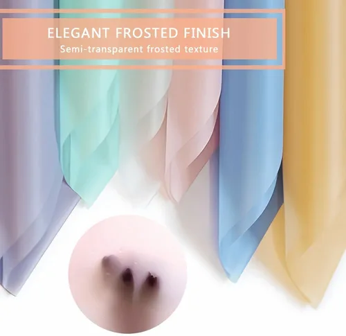 Miniatura 2 de BBJ WRAPS - Papel de envoltura de flores translúcido para florista, resistente al agua, duradero, papel de envoltura de ramo para arreglos florales