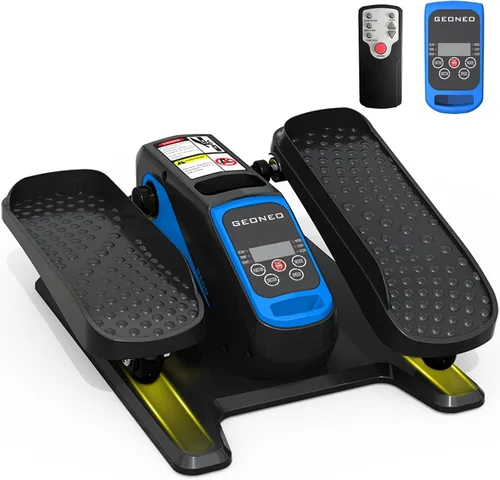 Under Desk Elliptical Machine, Electric Elliptical Exerciser for Senior, Quiet & Small Electric Seated Pedal Exerciser for Home with Monitor, Remote
