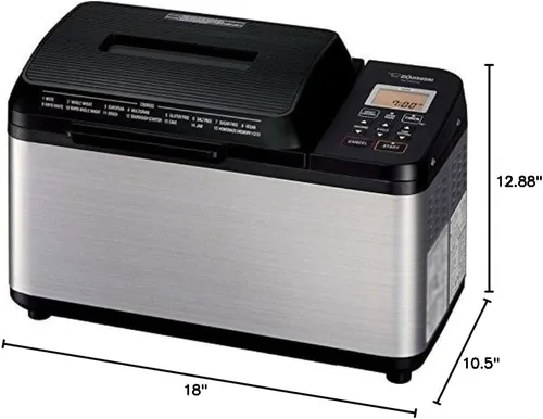 Miniatura 9 de Zojirushi BB-PDC20BA Home Bakery Virtuoso Plus panificadora de pan, pan de 2 libras