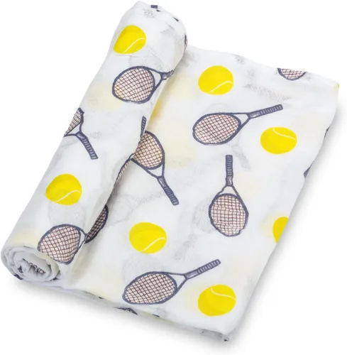 Miniatura 17 de LollyBanks Manta para envolver al bebé, manta de muselina 100% algodón para niños y niñas, grande de 47 x 47 pulgadas, mantas suaves y transpirables