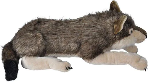 Miniatura 2 de Wild Republic - Peluche de lobo jumbo, animal gigante de peluche, juguete de peluche, regalos para niños, 30 pulgadas