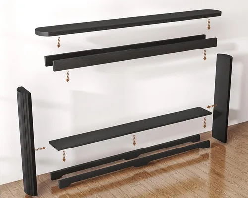 Miniatura 7 de Rovibek - Mesa de entrada moderna de 70 pulgadas, estrecha - Mesa estrecha detrás del sofá, mesa consola estrecha de 8 pulgadas de profundidad