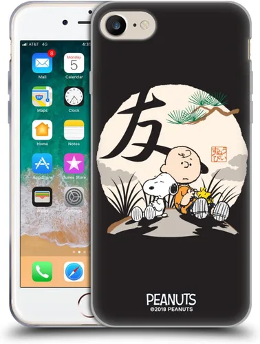 Miniatura 393 de Carcasa de gel para iPhone 7 Plus/iPhone 8 Plus, diseño de Snoopy Oriental de Peanuts, Badges