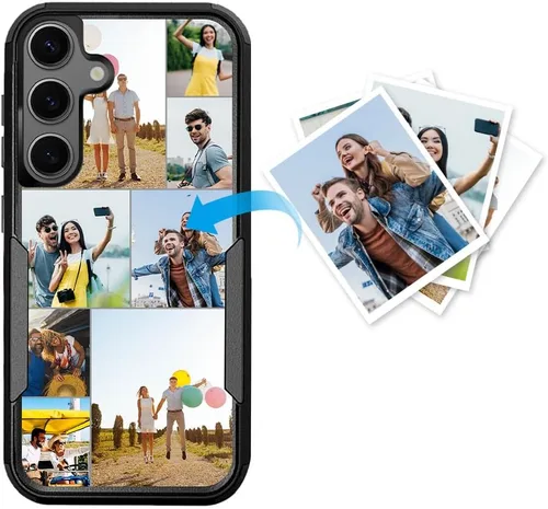 Miniatura 72 de Funda protectora personalizada para Samsung Galaxy S22 Ultra 5G (versión 2022), funda protectora de doble capa resistente con múltiples fotos, a