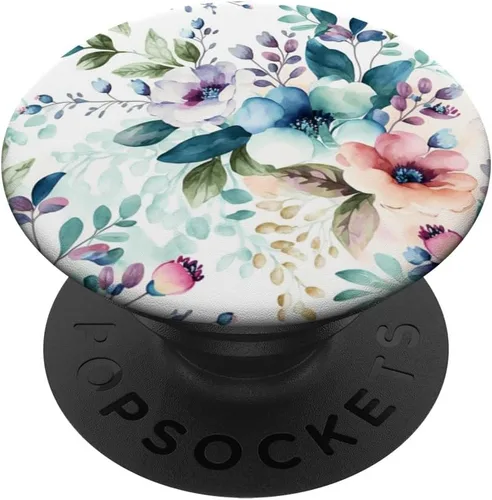 Miniatura 7 de PopSockets MagSafe PopGrip con diseño floral de acuarela botánica para iPhone