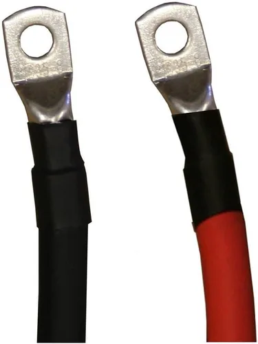 Miniatura 2 de WindyNation 2 AWG Cables de calibre rojo + negro de puro cobre para batería inversora, cables solares, RV, automóvil, barco, carrito de Golf 3/8