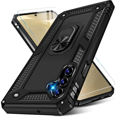 Miniatura 71 de Vaki Funda para Samsung Galaxy S22 5G con protector de pantalla integrado de grado militar, cubierta dura y resistente, funda resistente para Galaxy