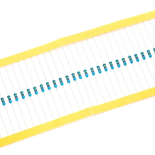 Miniatura 4 de Chanzon 100pcs 1/4W (0.25W) 62 Ohmios Resistencia fija de película metálica Ohmios 0.01 ±1% Tolerancia 62R MF Resistencias de orificio pasante