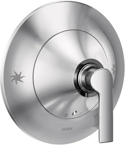 Miniatura 5 de Moen Doux TS2201BN - Kit de ajuste de válvula de equilibrio de presión Posi-Temp de níquel cepillado de 1 mango, requiere válvula, TS2201BN