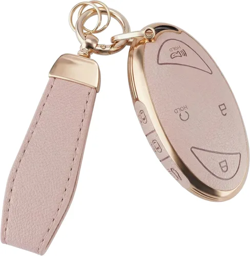 Miniatura 10 de EKALA Funda para llavero Hyundai, funda de TPU suave para llavero con llavero de cuero para Hyundai Loniq 6 Grandeur GN7 KONA Elanrtra Santa Fe