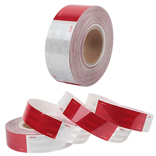Miniatura 6 de Rollo de cinta de seguridad reflectante impermeable de 2" x 150 pies de largo, amarillo y negro, DOT C2, tiras reflectoras de seguridad