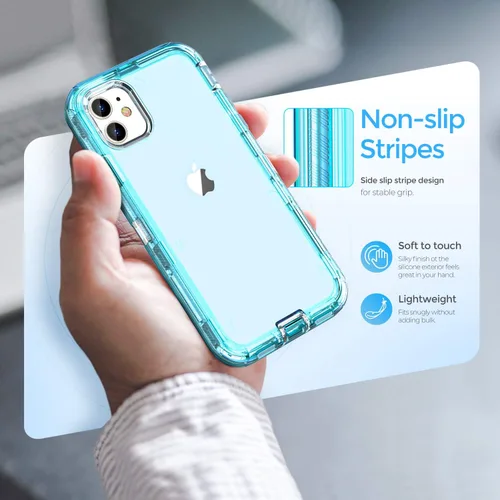 Miniatura 2 de ORIbox - Funda compatible con iPhone 11 Pro Max, resistente a los golpes, anticaídas, transparente