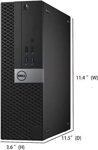 Miniatura 4 de Dell OptiPlex 7040 SFF PC de escritorio con monitor LCD FHD de 27 pulgadas, escritorio 7040 SFF Intel Core i5-6th, 16 GB de RAM, SSD de 512 GB