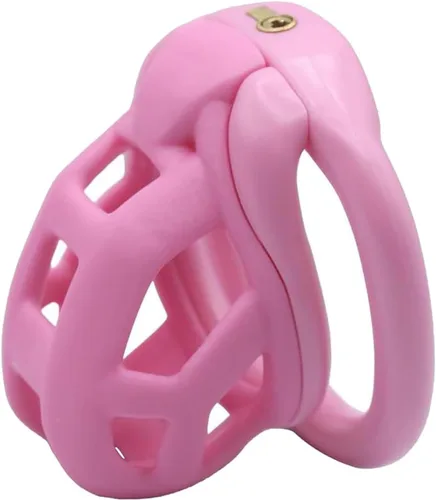 Miniatura 9 de Jaula de castidad 3.0 de resina, dispositivo de castidad masculino con 4 anillos para el pene, jaula de castidad masculina, jaula de castidad