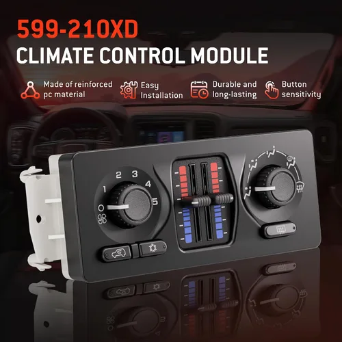 Miniatura 4 de 599-210XD Módulo de Control de Clima Panel de Control de AC Compatible con Vehículos Chevy GMC Buick Cadillac Isuzu Saab 2003-2007 - Silverado