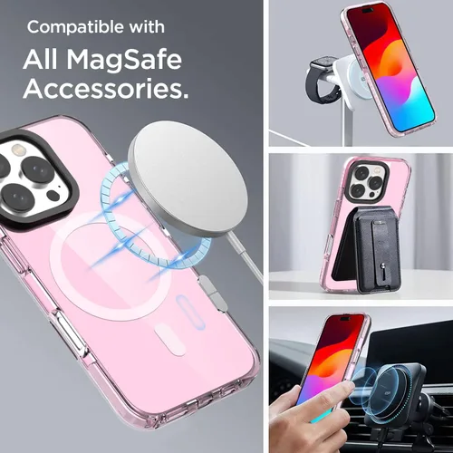 Miniatura 331 de AICase Funda protectora para iPhone 16 compatible con iPhone 16, delgada, ligera, transparente [no amarillenta] Diseño vibrante