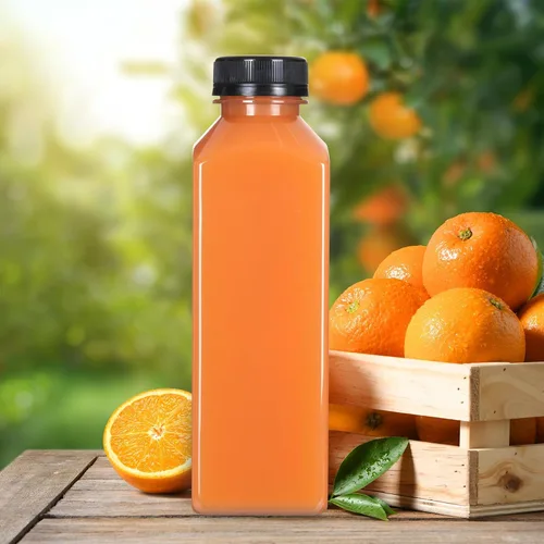 Miniatura 5 de The Buyer Choice - 42 botellas de plástico para jugo de 16 onzas con tapas, botellas reutilizables transparentes para jugo, transparentes con tapas
