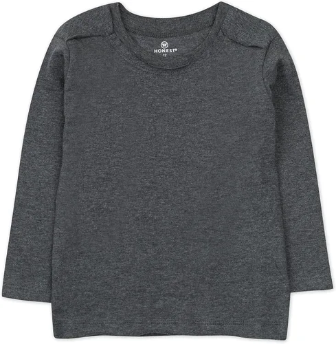 Miniatura 3 de HonestBaby Camiseta unisex de manga larga para bebé, 100% algodón orgánico