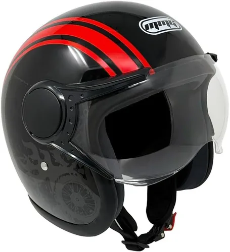 Miniatura 7 de MMG Casco de cara abierta para motocicleta Modelo 37