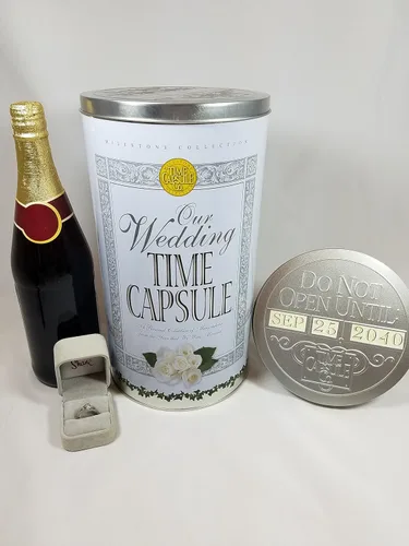 Miniatura 7 de Juego de recuerdos personalizados de cápsula de la hora de la boda, decoraciones de despedida de soltera, regalos de boda para pareja o novia