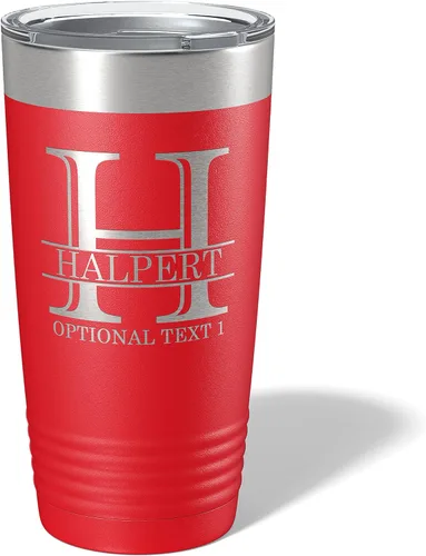 Miniatura 32 de Vaso personalizado de acero inoxidable aislado con tapa de 30 onzas (17 colores) con recubrimiento en polvo, grabado personalizado, idea de regalo