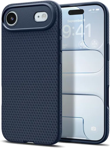 Miniatura 26 de Spigen Liquid Air - Funda diseñada para iPhone 13 (2021), color negro mate