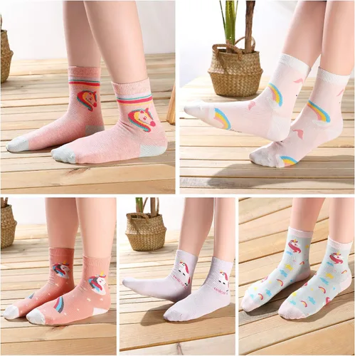 Miniatura 3 de Calcetines de vestir de algodón suave de moda para niños y niñas