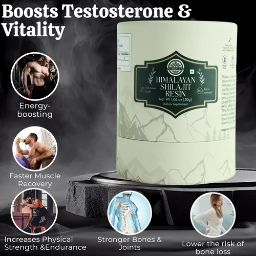 Miniatura 3 de Shilajit puro del Himalaya Resina Shilajit de alta potencia nutricional y grado A con más de 85 minerales de rastro de plantas y 75% de ácido